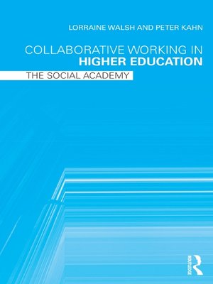 cover image of Collaborative Working in Higher Education